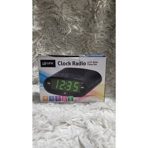 GPX AM / FM Dual Alarm Clock Radio